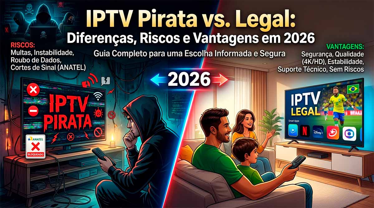 IPTV Pirata vs Legal