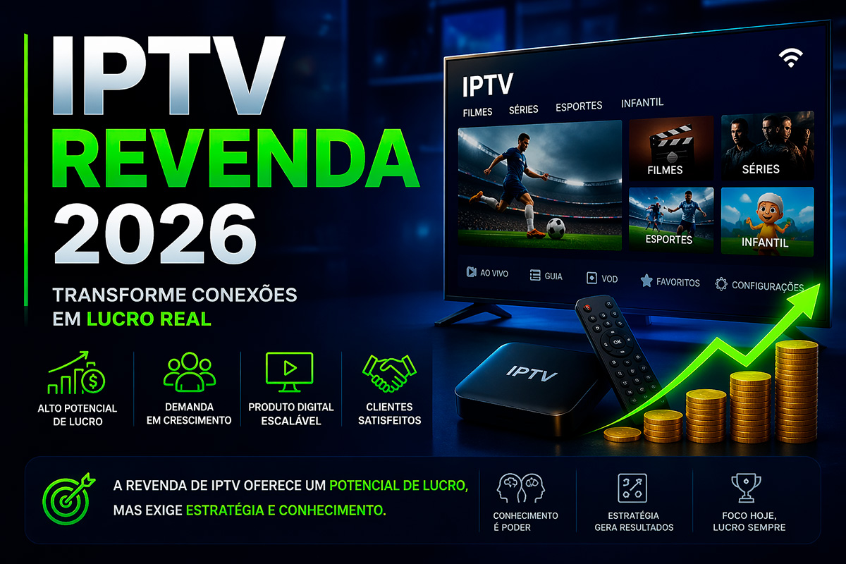 IPTV Revenda 2026